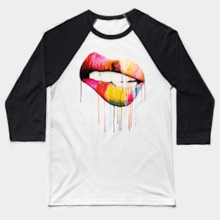 Aquarell Kiss Baseball T-Shirt